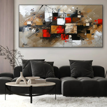 Quadro Stampa su Tela Esplosione di forme - CupidoDesign