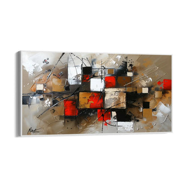 Quadro Stampa su Tela Esplosione di forme - CupidoDesign