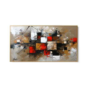 Quadro Stampa su Tela Esplosione di forme - CupidoDesign