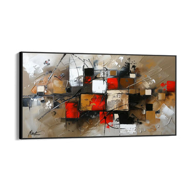 Quadro Stampa su Tela Esplosione di forme - CupidoDesign