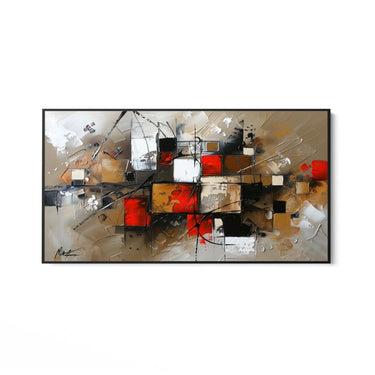 Quadro Stampa su Tela Esplosione di forme - CupidoDesign