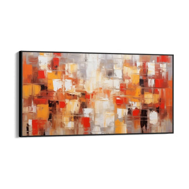 Quadro Stampa su Tela Esplosione di rosso - CupidoDesign