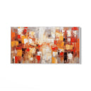 Quadro Stampa su Tela Esplosione di rosso - CupidoDesign