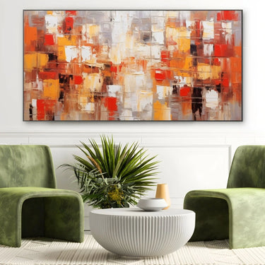 Quadro Stampa su Tela Esplosione di rosso - CupidoDesign