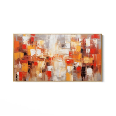 Quadro Stampa su Tela Esplosione di rosso - CupidoDesign
