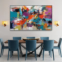 Quadro Stampa su Tela Espressione Artistica 120x80cm - CupidoDesign