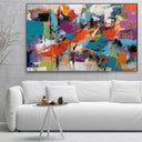Quadro Stampa su Tela Espressione Artistica 120x80cm - CupidoDesign