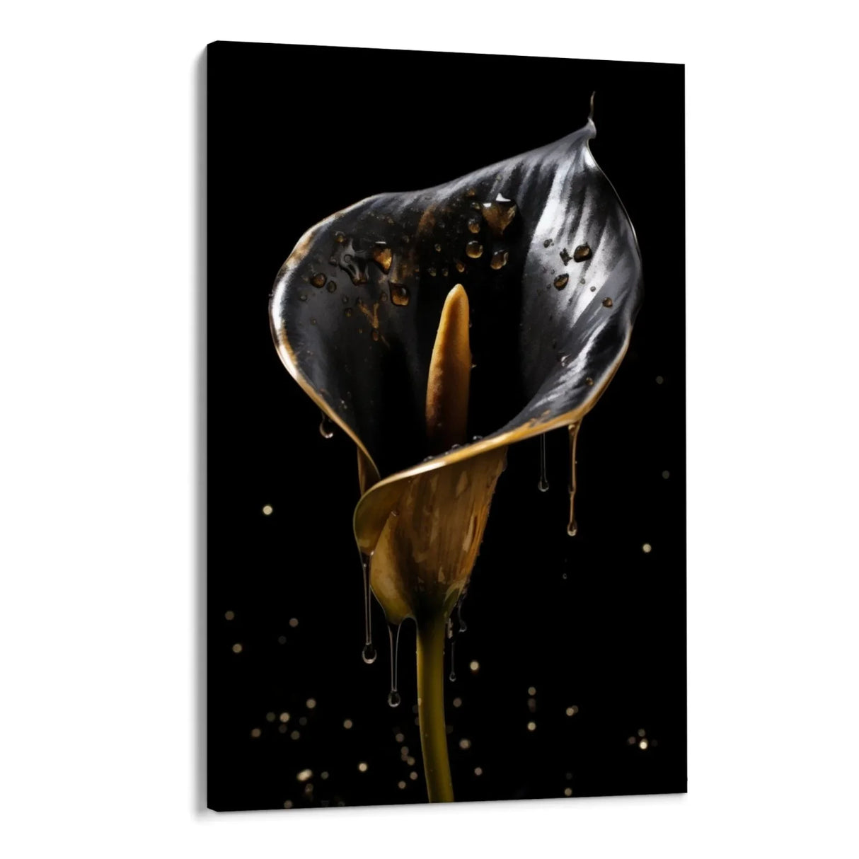 Quadro Stampa su Tela Espressione Gold - CupidoDesign