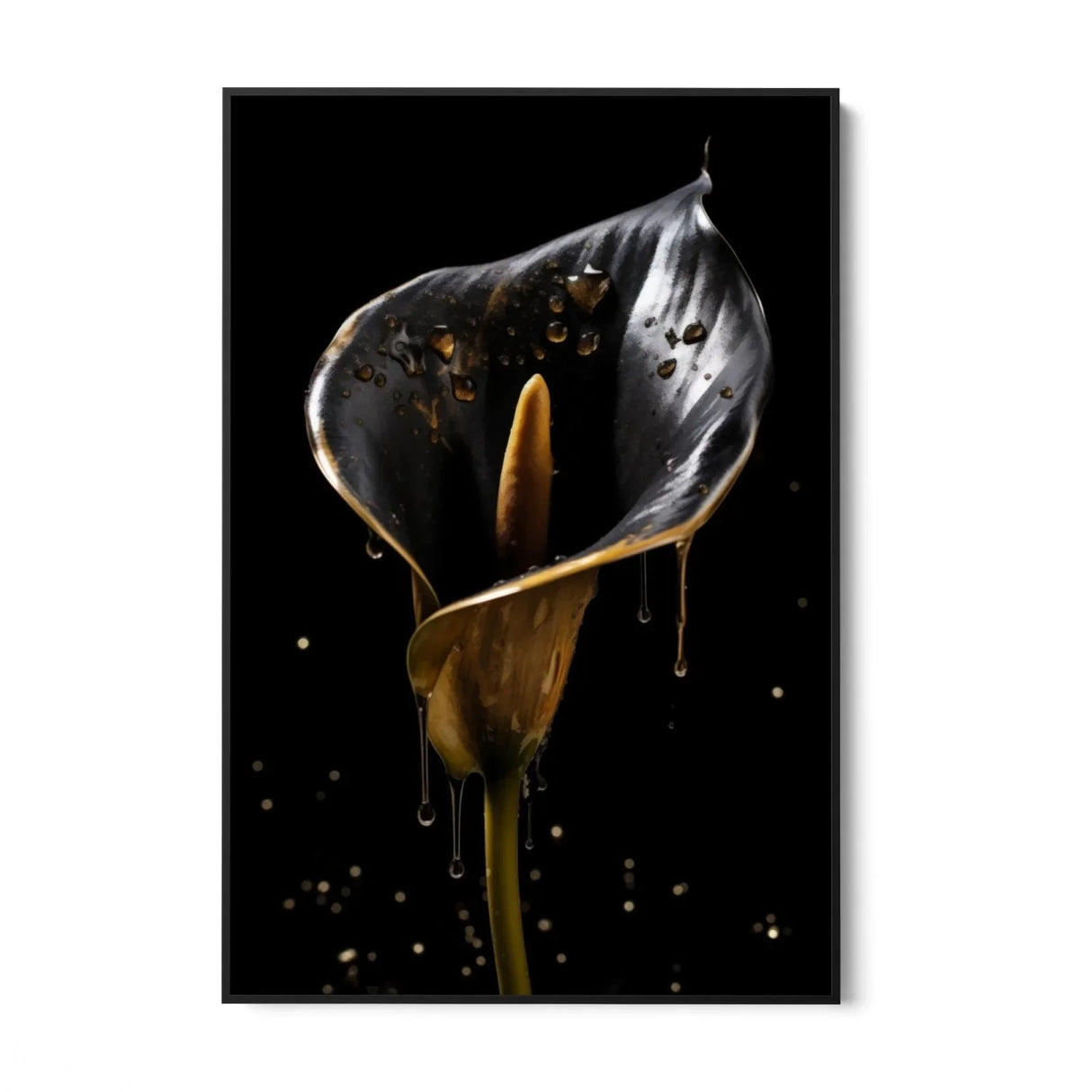 Quadro Stampa su Tela Espressione Gold - CupidoDesign