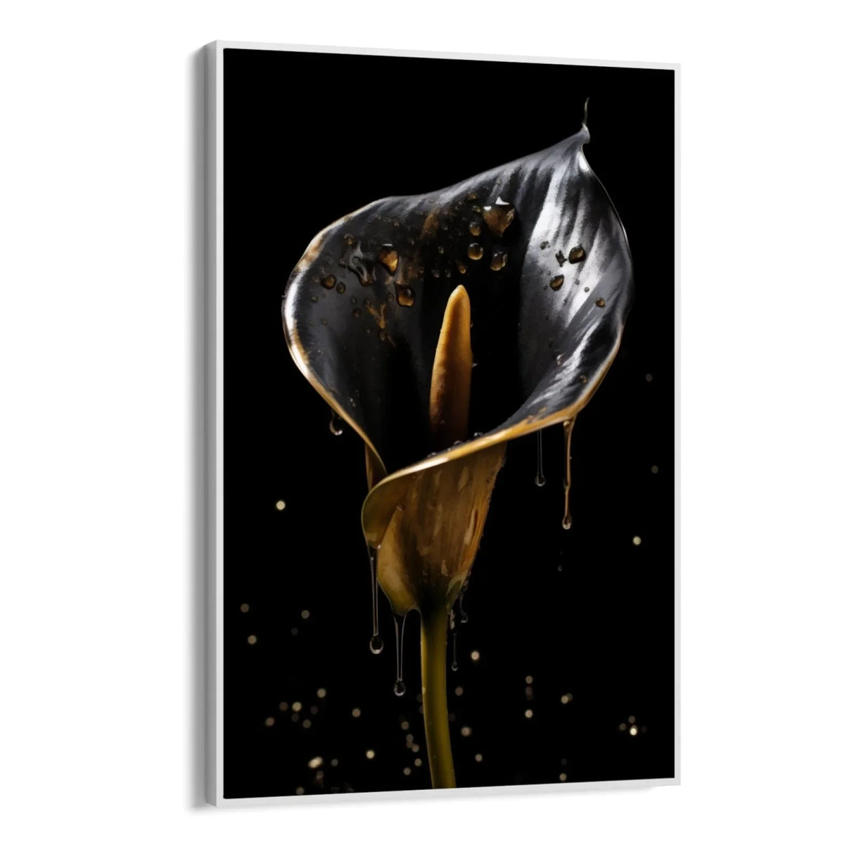 Quadro Stampa su Tela Espressione Gold - CupidoDesign