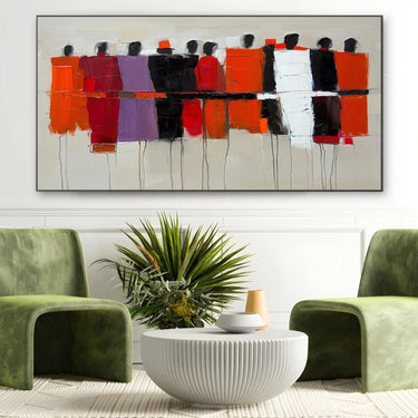 Quadro Stampa su Tela Espressione Primordiale - CupidoDesign