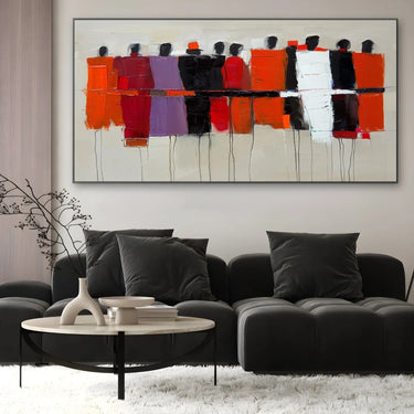 Quadro Stampa su Tela Espressione Primordiale - CupidoDesign