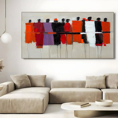 Quadro Stampa su Tela Espressione Primordiale - CupidoDesign