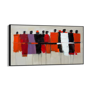 Quadro Stampa su Tela Espressione Primordiale - CupidoDesign