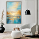 Quadro Stampa su Tela Espressioni fluttuanti - CupidoDesign