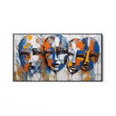 Quadro Stampa su Tela Espressioni Sfuggenti - CupidoDesign