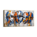 Quadro Stampa su Tela Espressioni Sfuggenti - CupidoDesign
