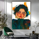 Quadro Stampa su Tela Espressioni sospese - CupidoDesign