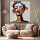 Quadro Stampa su Tela Essenza Cromatica - CupidoDesign
