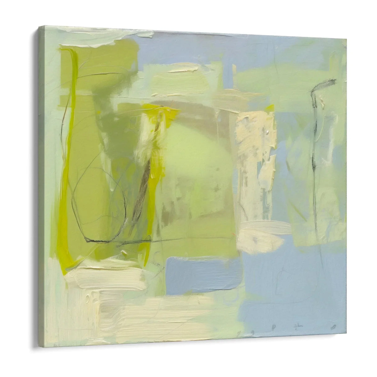 Quadro Stampa su Tela Essenza di Verde - CupidoDesign