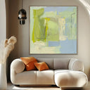 Quadro Stampa su Tela Essenza di Verde - CupidoDesign