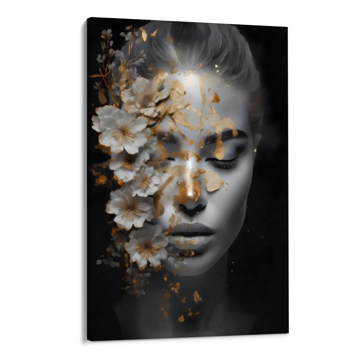 Quadro Stampa su Tela Essenza Dorata - CupidoDesign