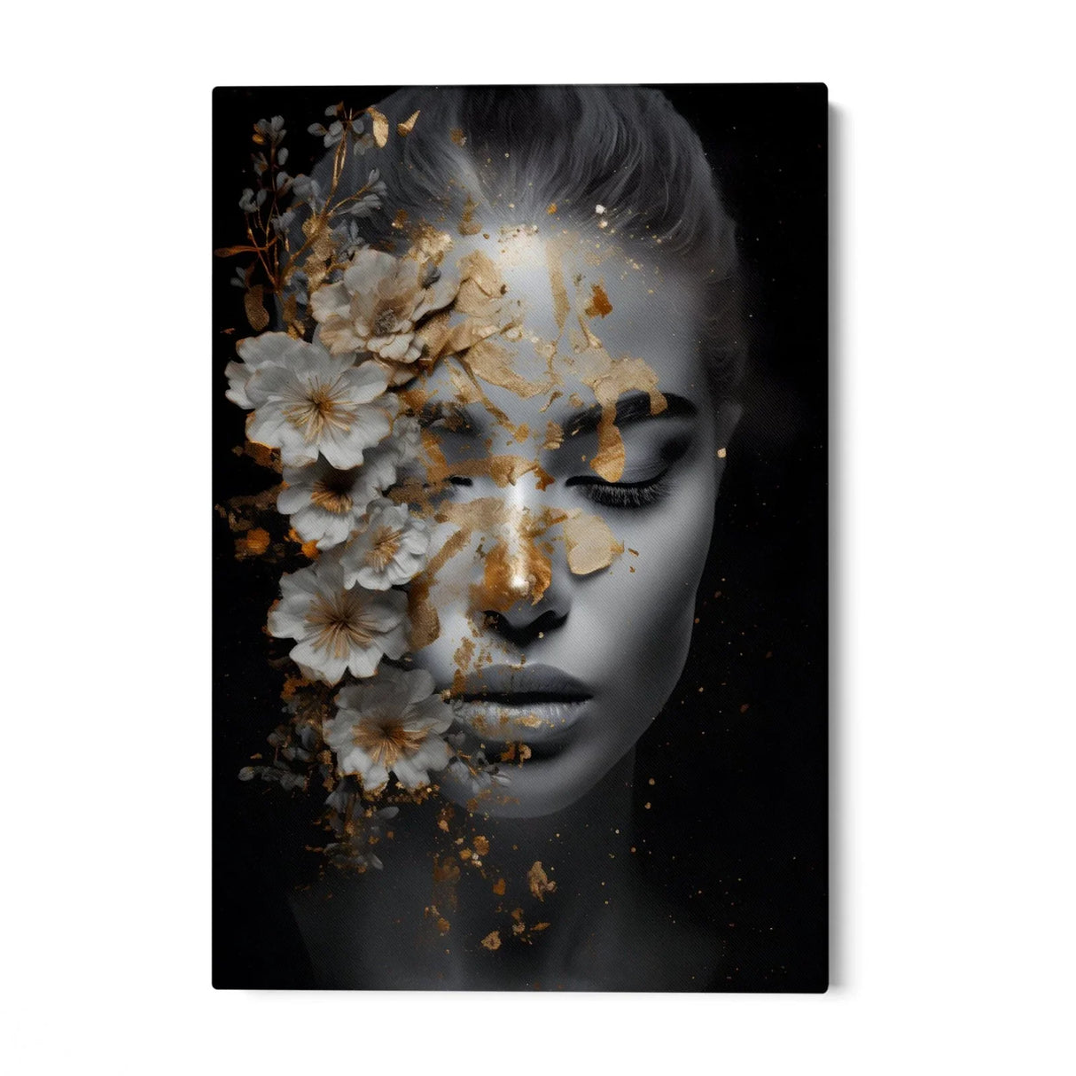 Quadro Stampa su Tela Essenza Dorata - CupidoDesign