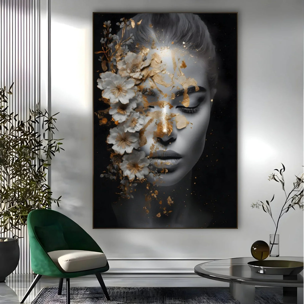 Quadro Stampa su Tela Essenza Dorata - CupidoDesign