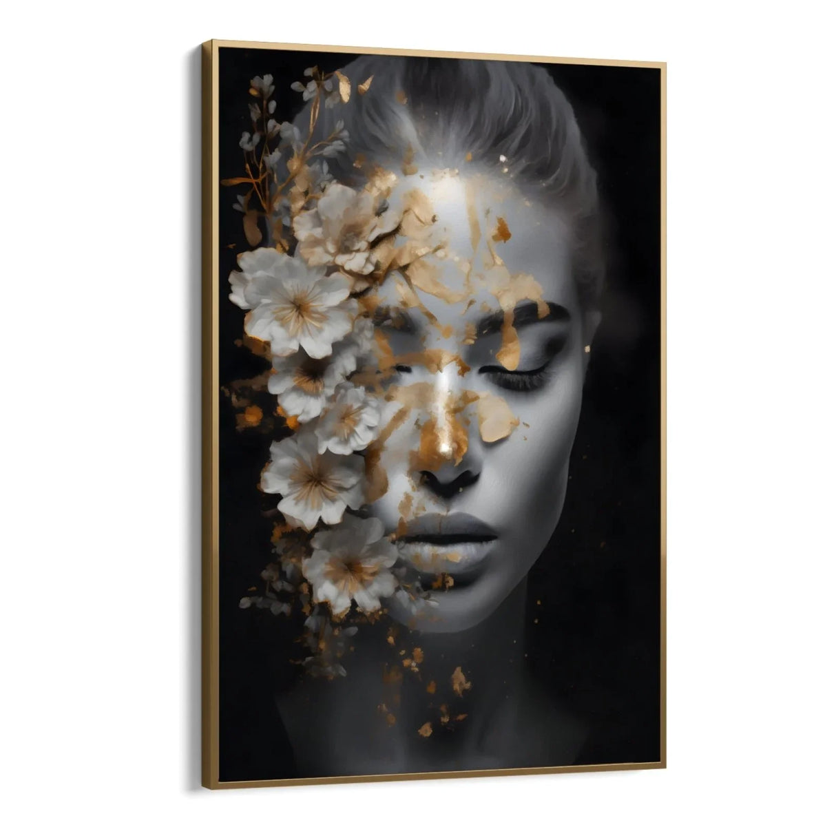 Quadro Stampa su Tela Essenza Dorata - CupidoDesign