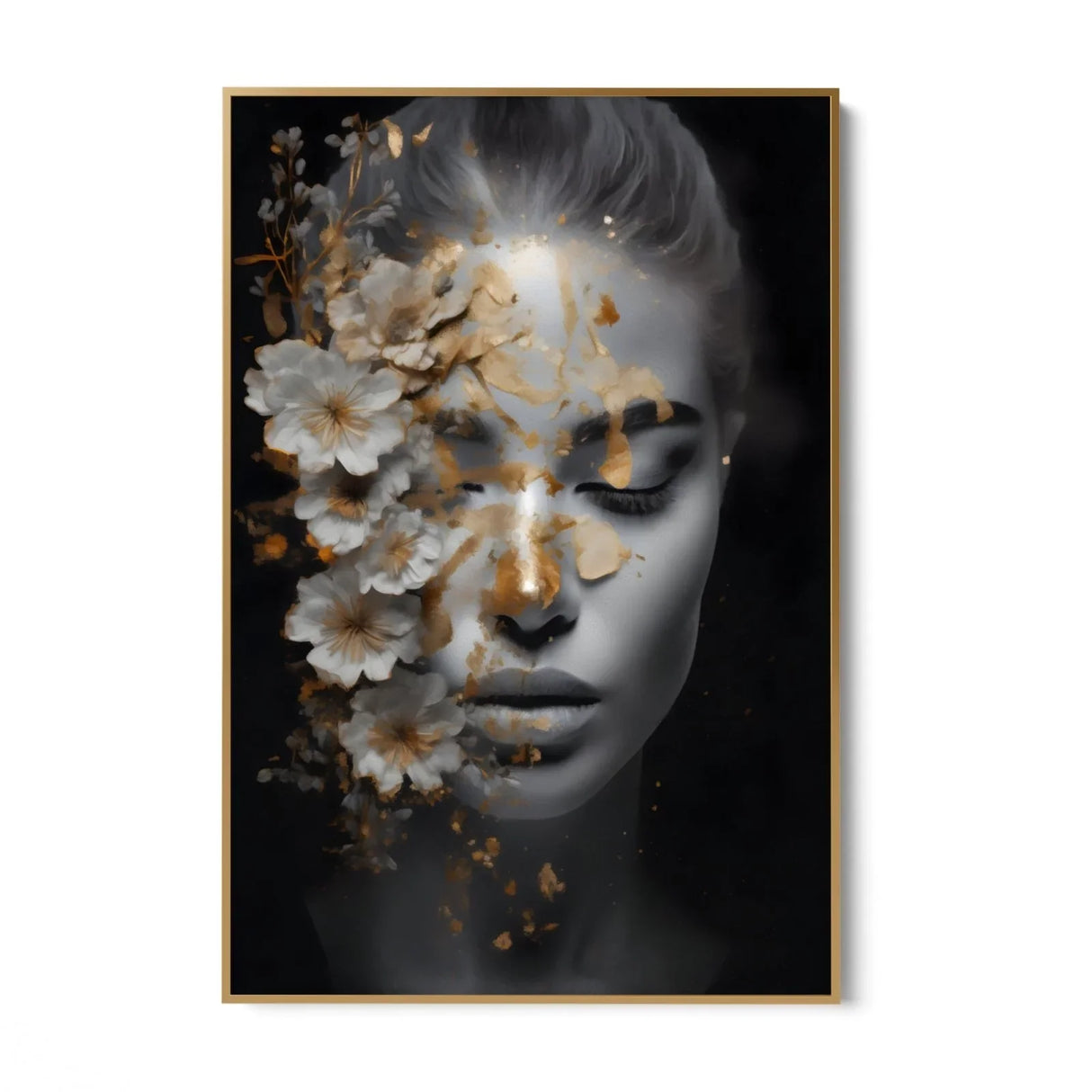 Quadro Stampa su Tela Essenza Dorata - CupidoDesign