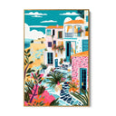 Quadro Stampa su Tela Estate in Grecia - CupidoDesign
