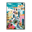 Quadro Stampa su Tela Estate in Grecia - CupidoDesign