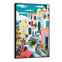 Quadro Stampa su Tela Estate in Grecia - CupidoDesign