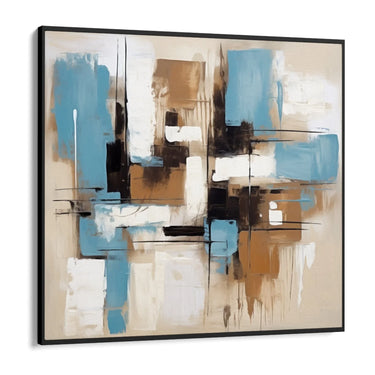 Quadro Stampa su Tela Estremo azzurro - CupidoDesign