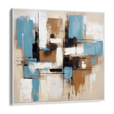 Quadro Stampa su Tela Estremo azzurro - CupidoDesign