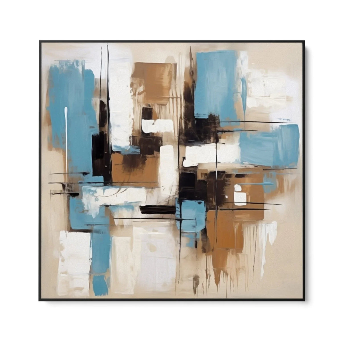 Quadro Stampa su Tela Estremo azzurro - CupidoDesign