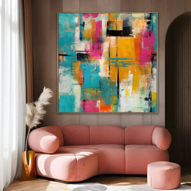 Quadro Stampa su Tela Estremo colorato - CupidoDesign