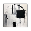 Quadro Stampa su Tela Estremo nero - CupidoDesign