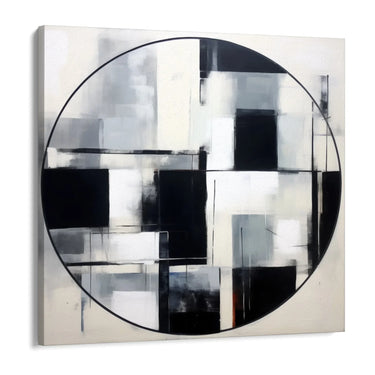 Quadro Stampa su Tela Estremo nero - CupidoDesign