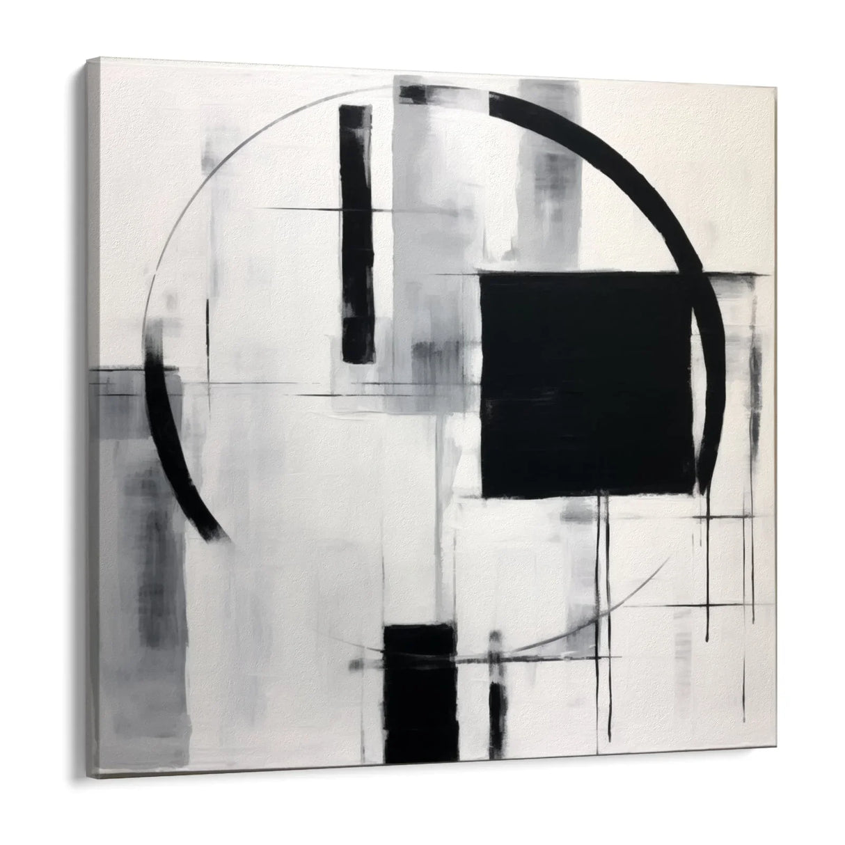 Quadro Stampa su Tela Estremo nero - CupidoDesign