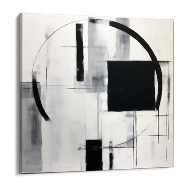 Quadro Stampa su Tela Estremo nero - CupidoDesign