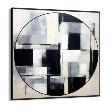 Quadro Stampa su Tela Estremo nero - CupidoDesign