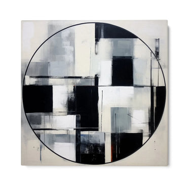 Quadro Stampa su Tela Estremo nero - CupidoDesign