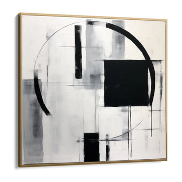 Quadro Stampa su Tela Estremo nero - CupidoDesign