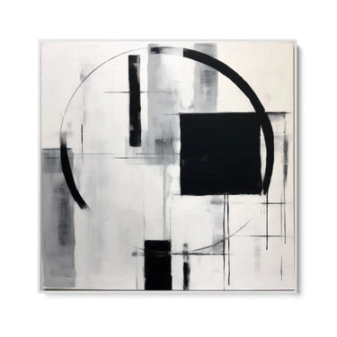 Quadro Stampa su Tela Estremo nero - CupidoDesign