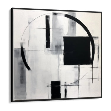 Quadro Stampa su Tela Estremo nero - CupidoDesign