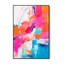 Quadro Stampa su Tela Euforia colorata - CupidoDesign