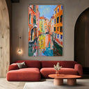 Quadro Stampa su Tela Evocazioni tra i canali di Venezia, Italia - CupidoDesign