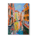 Quadro Stampa su Tela Evocazioni tra i canali di Venezia, Italia - CupidoDesign