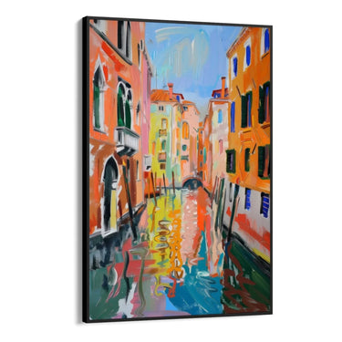 Quadro Stampa su Tela Evocazioni tra i canali di Venezia, Italia - CupidoDesign